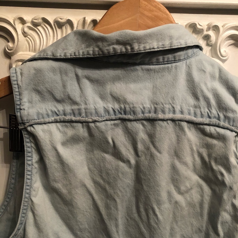 Cheap Monday- Distressed Chambray - Picture 6 of 7